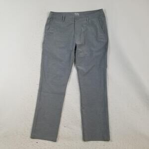 Pantalon plissé en sergé toucher peau de pêche délavé Claremont pour homme en marron